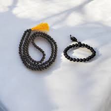 Original Karungali Malai 108-Beads Ebony Wood with Govt. Certified